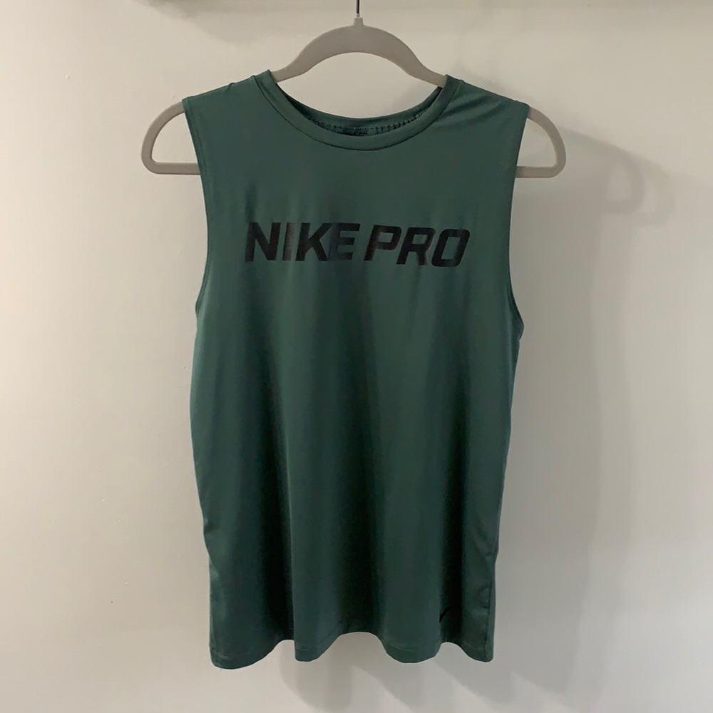 Olive Green Dri-Fit Nike Athletic Top